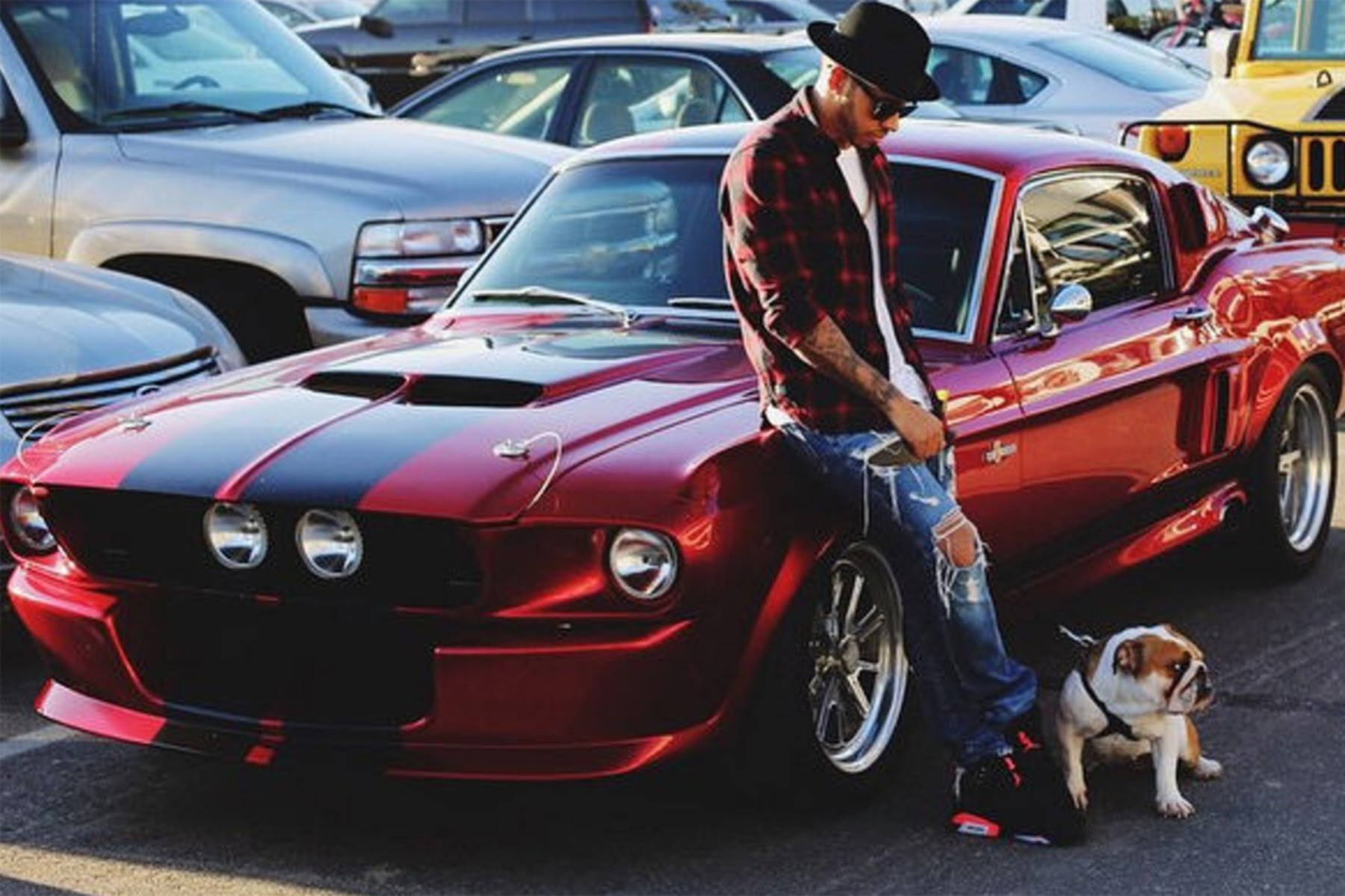 Ford mustang Lewis Hamilton