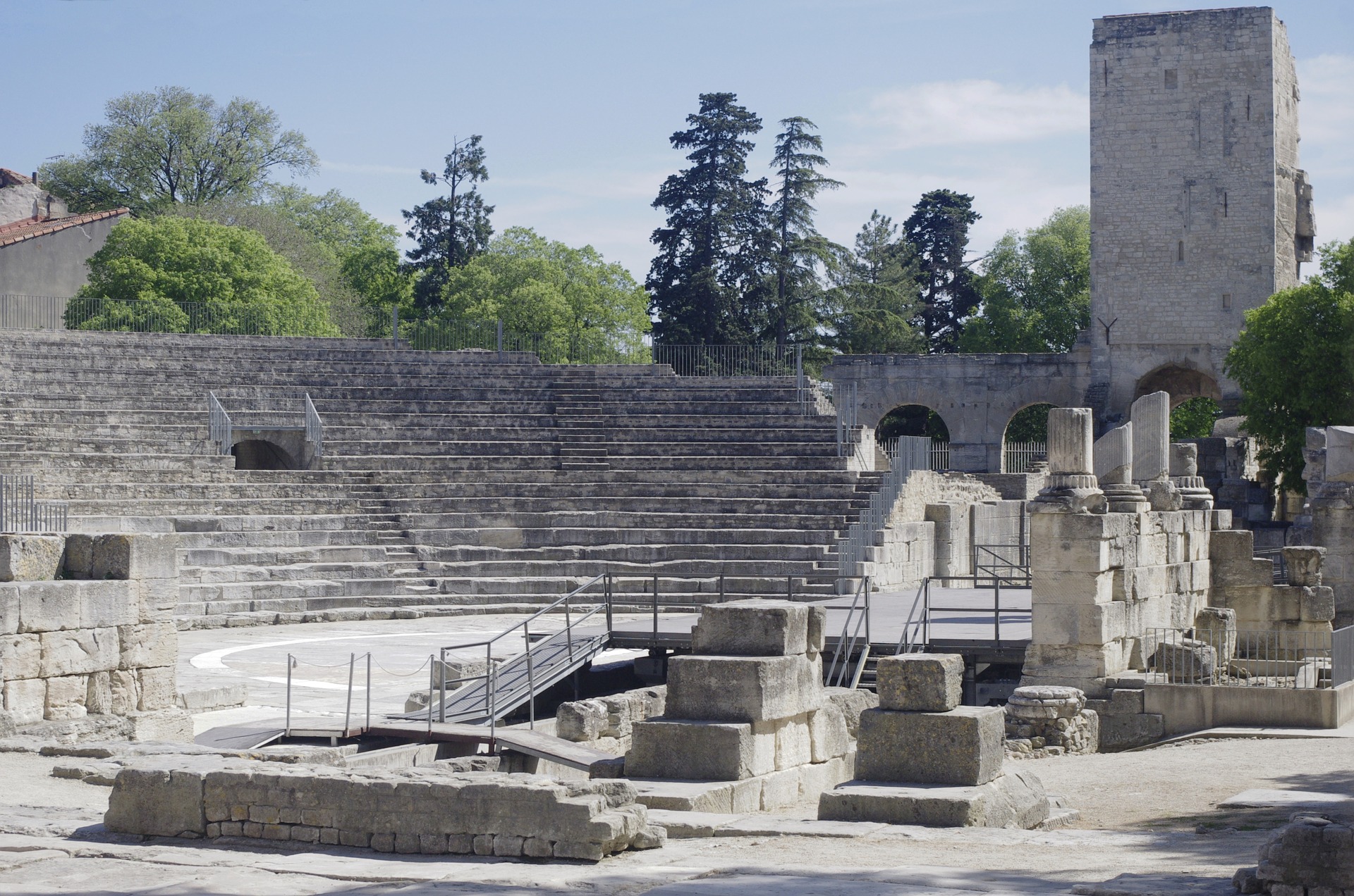 Vestiges d'Arles en provence